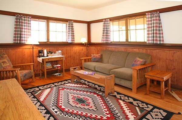 Morrill Cabin living room